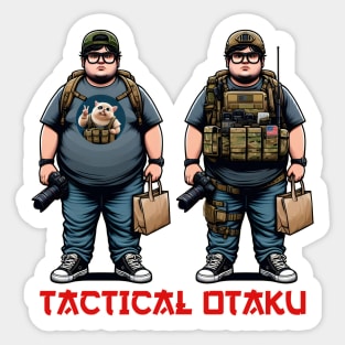 Tactical Otaku Sticker